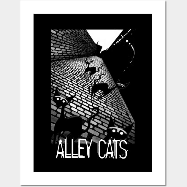 Alley Cats Wall Art by Scratch